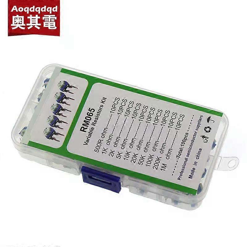 Multiturn Trimmingm Trimpot Trimmer Potentiometer Assortment Resistor Adjustable