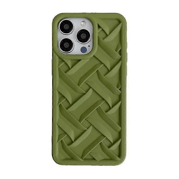 For iPhone 14 Pro Max 3D Weave TPU Phone Case