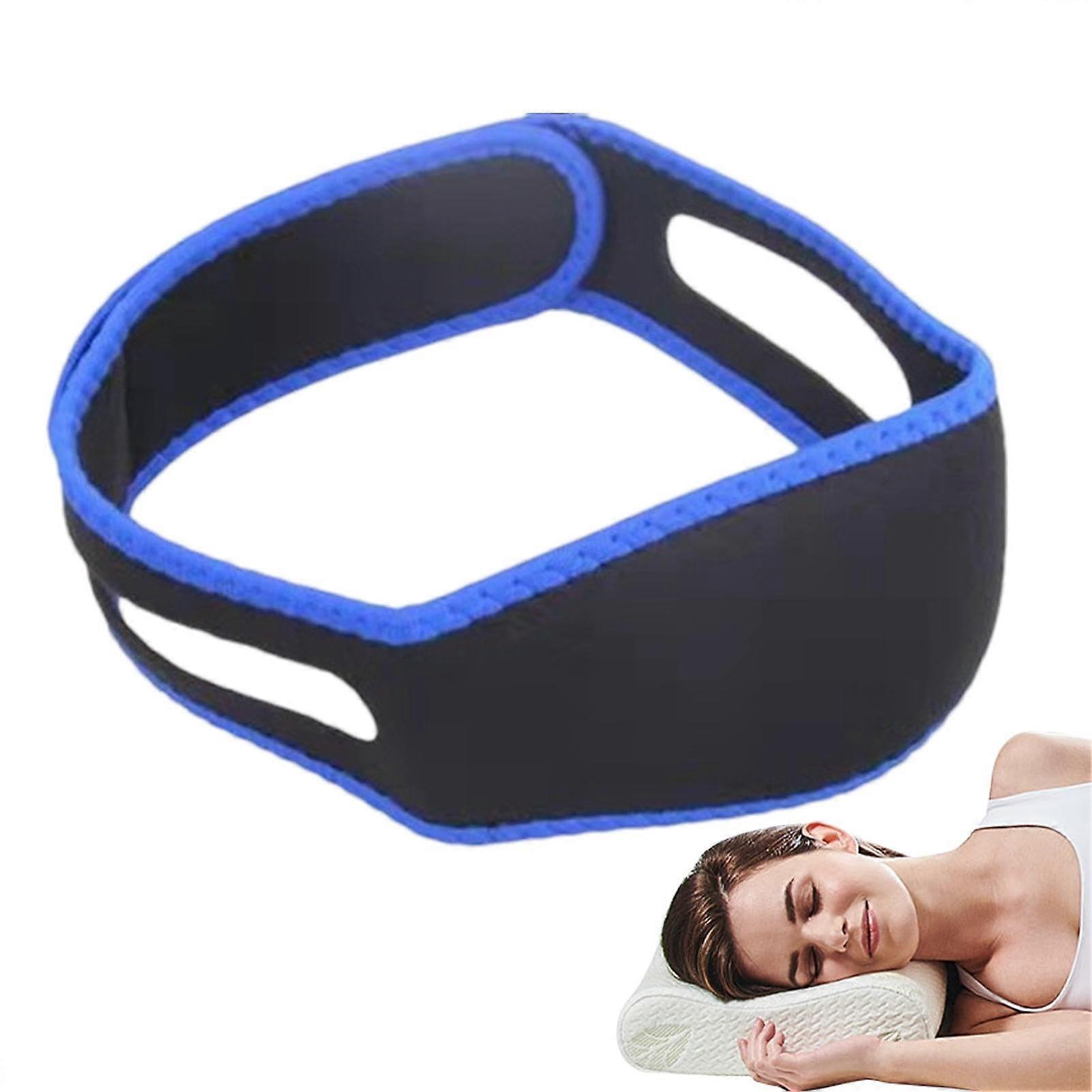 Anti-Snoring Chin Strap For Sleep, Adjustable One-Size, Closed-Mouth Headband, Highly Elastic Snoring Stopper