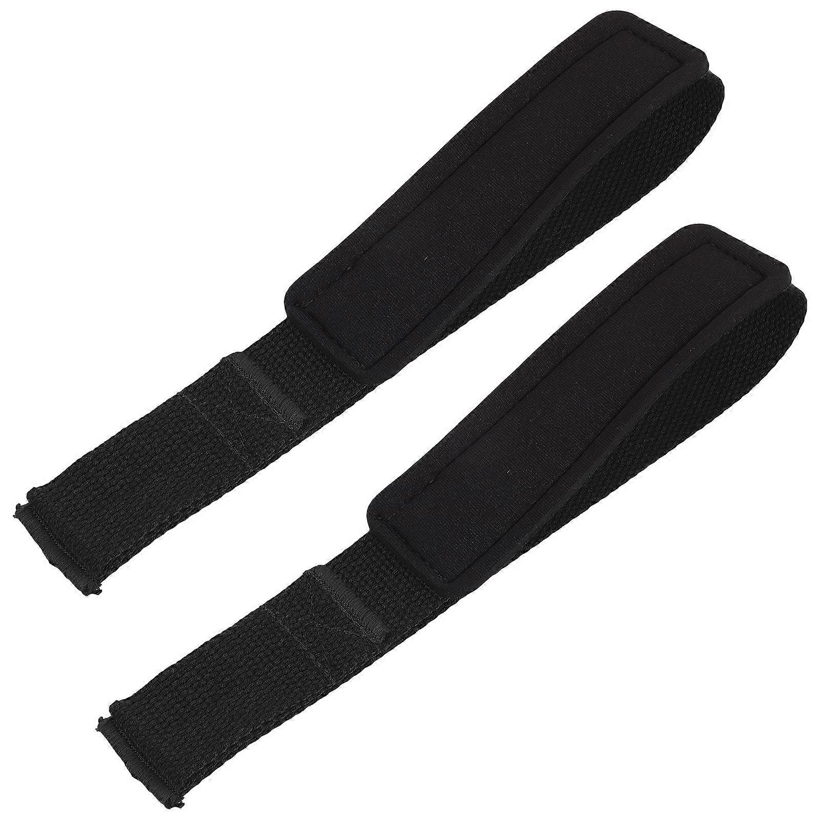 Wrist 1 Pair For Exercise Bodybuilding Deadlift Grip Black Color