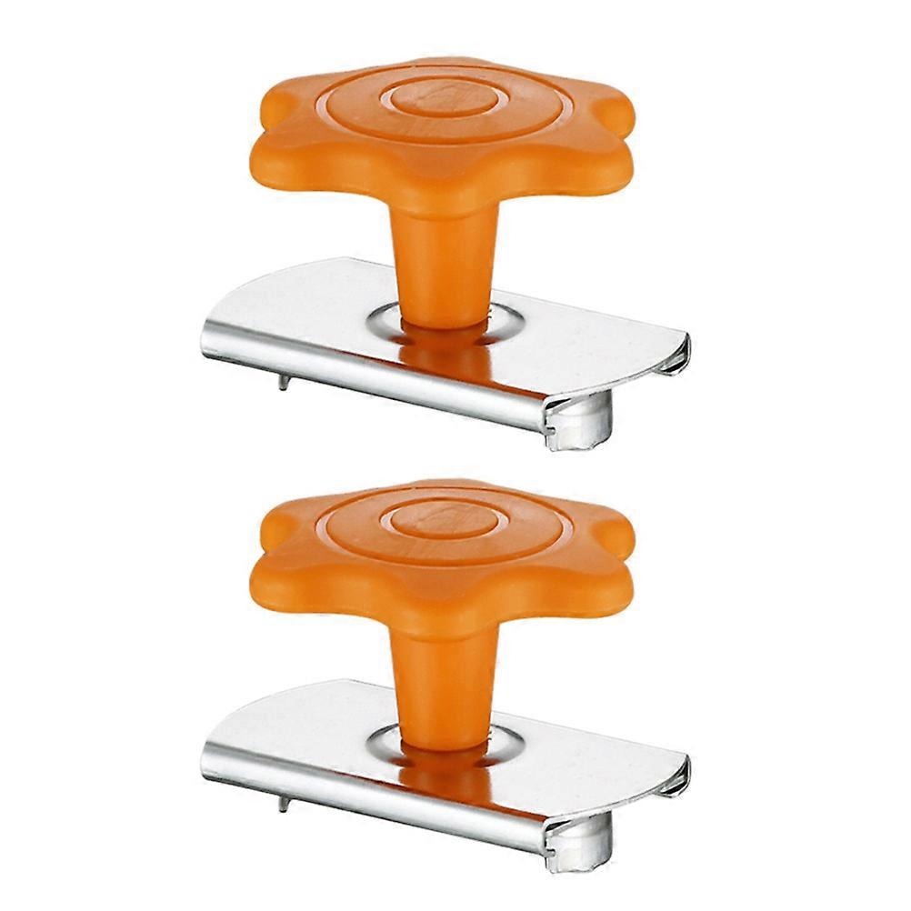 Adjustable with Bottle Opener Function Made of Stainless Steel and PP Orange for Kitchen