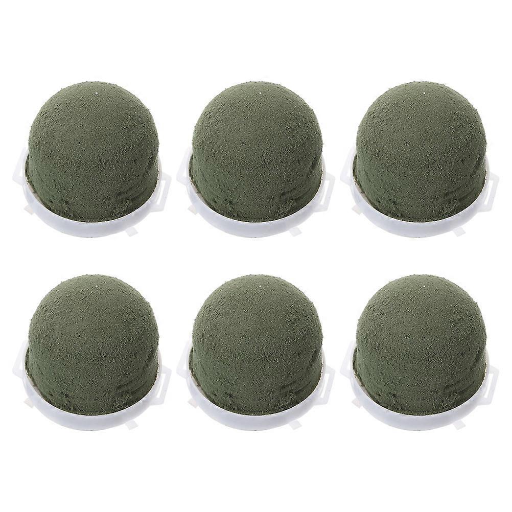 Green Adhesive Foams 6Pcs Mini Square Holder Suitable For Creative Users Floral Craft For Flower Arranging