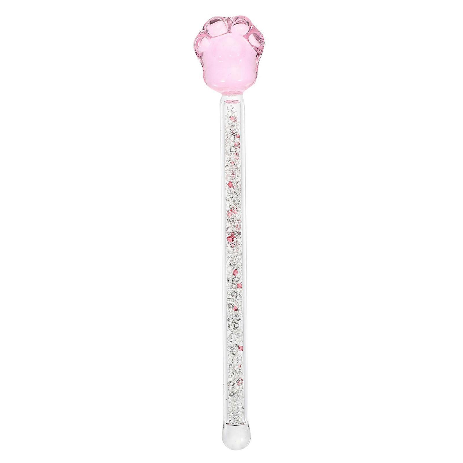 Juice Extractor Stirring Stick Design For Cafe Shop Use Made Of Premium Glass 1 Pcs