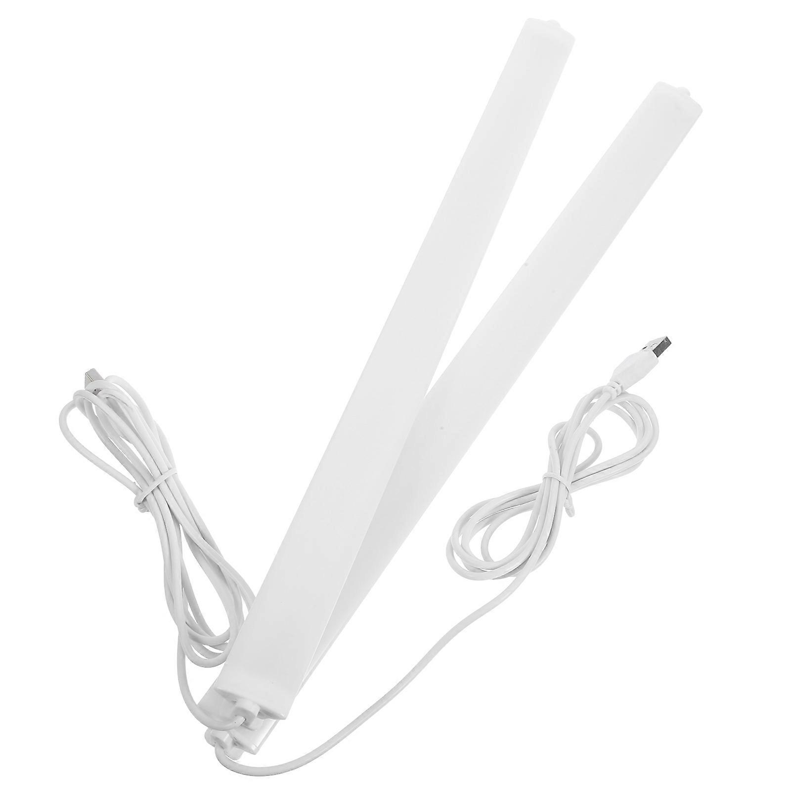 Creative LED Reading Lamp Bar USB Eye Protection Light 2Pcs Portable White