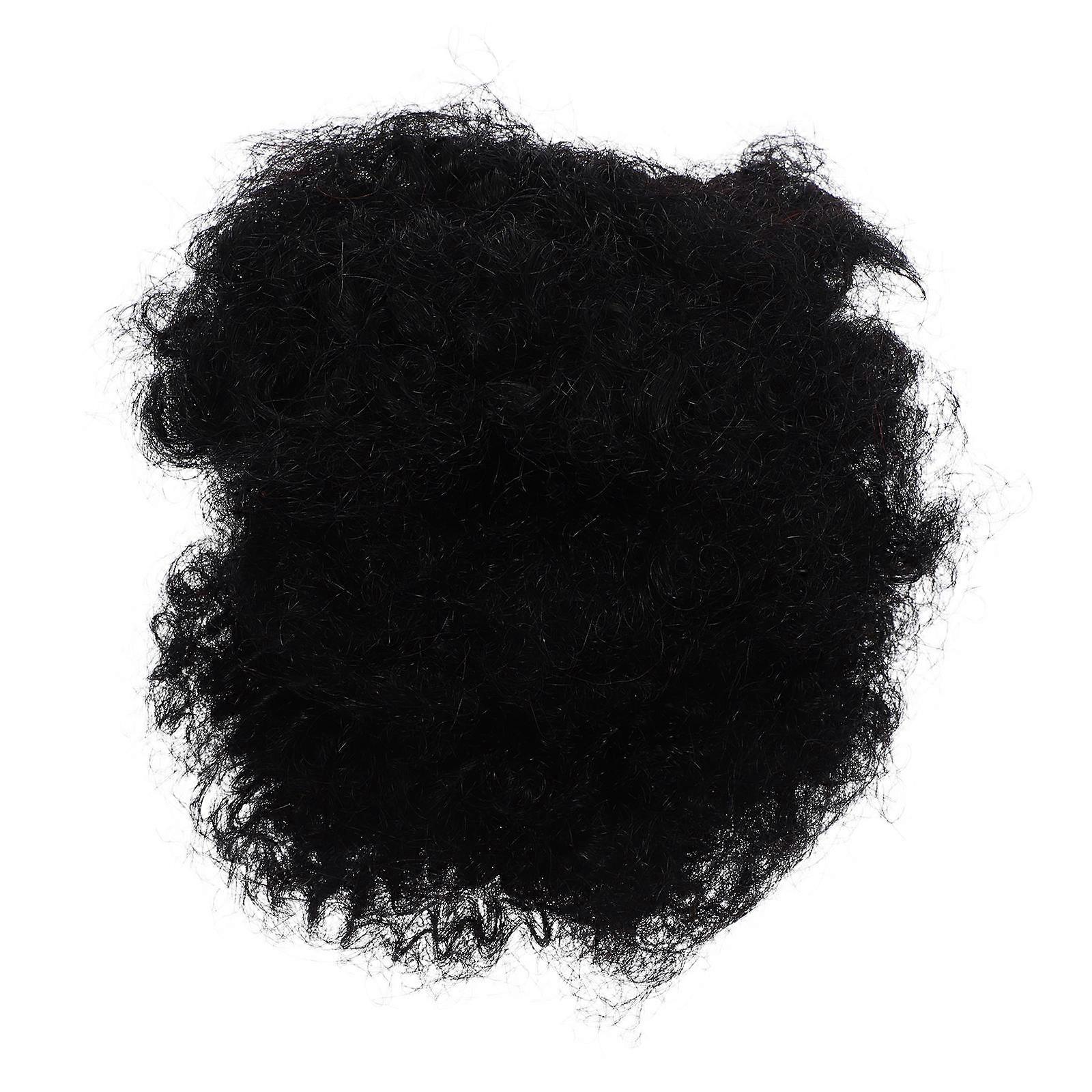 Real Human Hair For Braiding Dreadlocks Extensions Black 30g 1Set For Upgrading Wigs