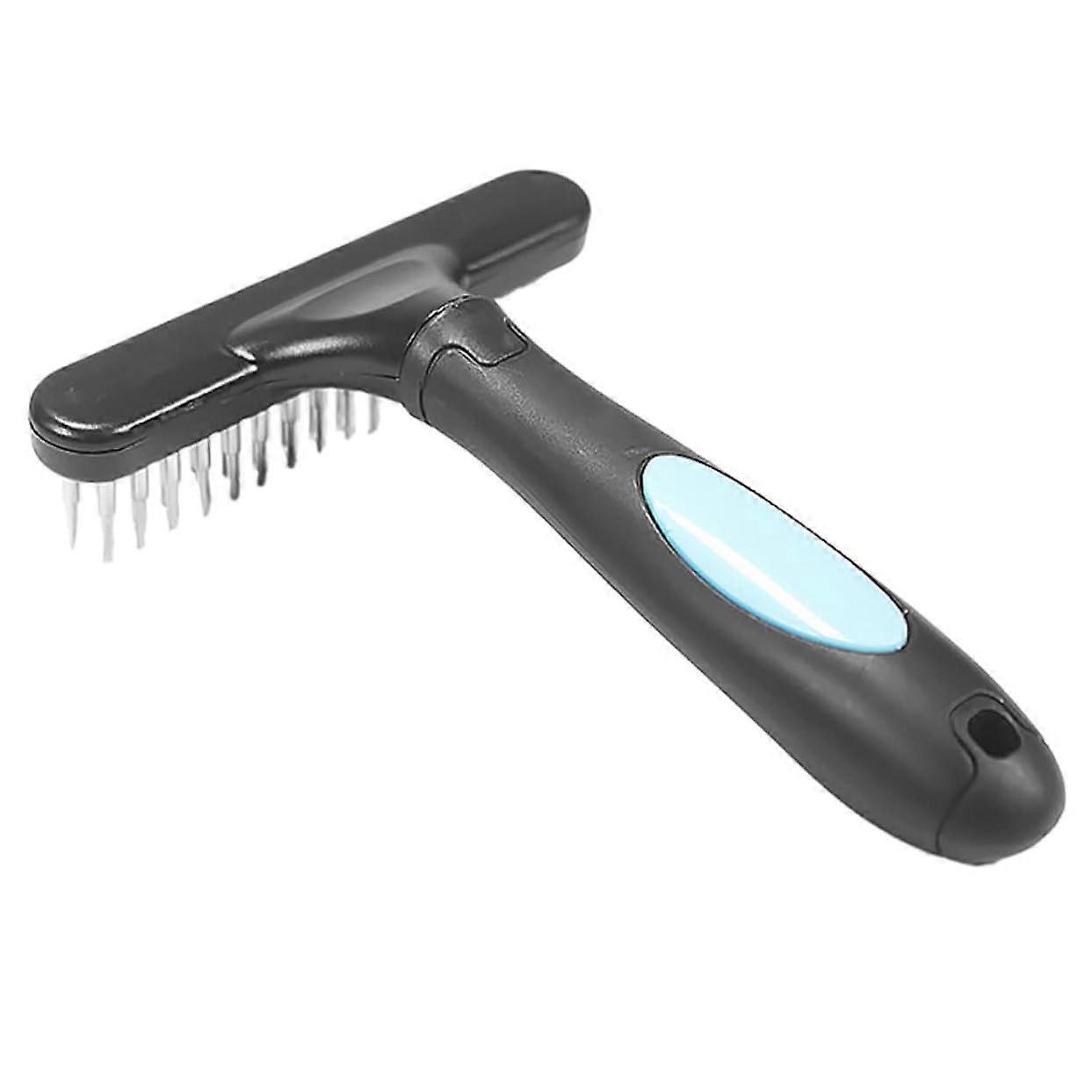 Dog Detangling Comb with Ergonomic Handle for Long ShortHaired Pets
