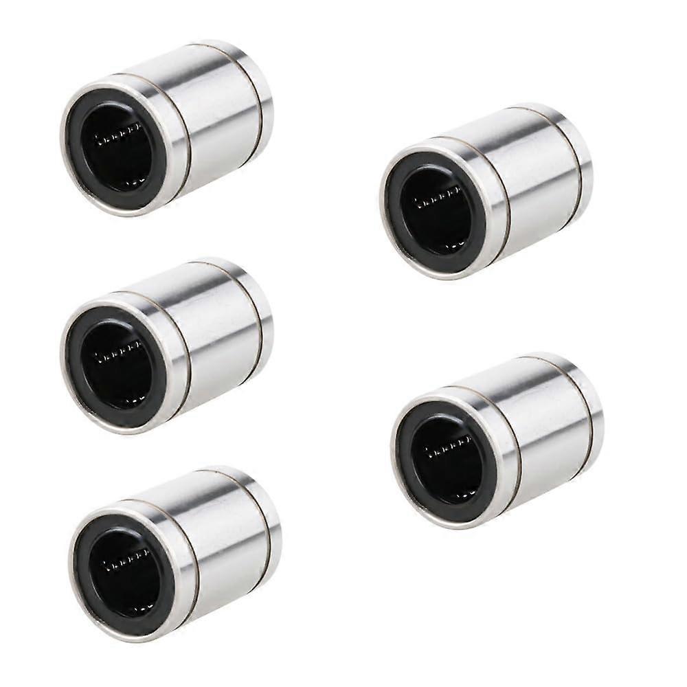5pcs Linear Motion Bearing LM3UU Guide Rail Optical Axis Slide Rail Set for Smooth Linear Movement and Precision Applications