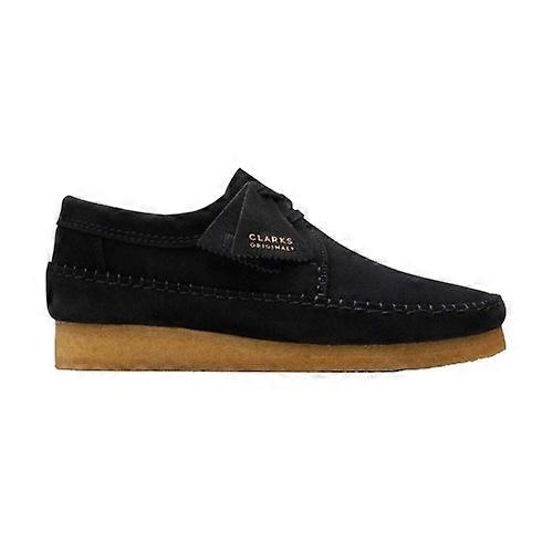Clarks Mens Weaver Suede Shoes