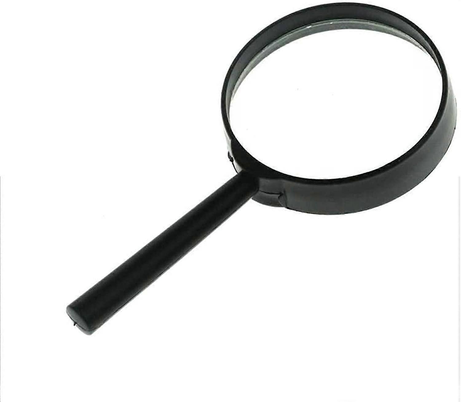 5x Handheld Magnifier with 30mm and 40mm HD Lenses for Reading, Crafts, and Repair Projects
