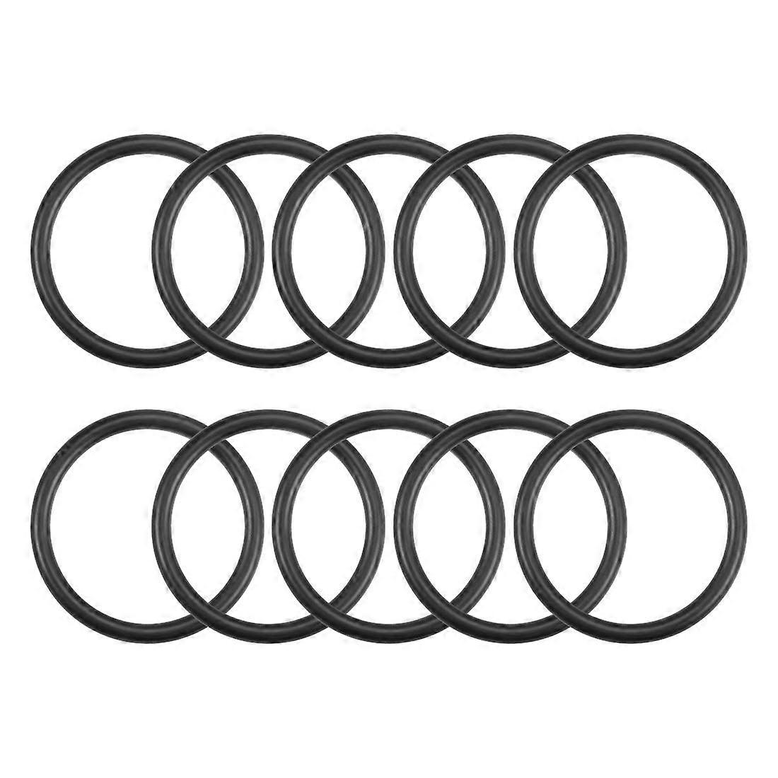 Nitrile Rubber O-Ring Pack of 10, Metric Seal 44mm OD, 36mm ID, 4mm Width for Fluid and Air Applications