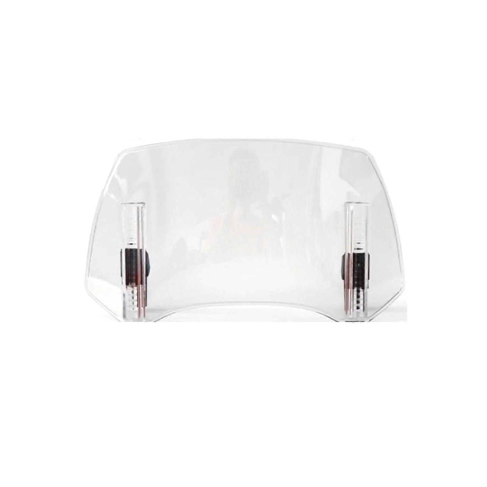 Windshield for Yamaha XMAX125 XMAX 250 XMAX 300 XMAX 400 Adjustable Spoiler (Transparent)