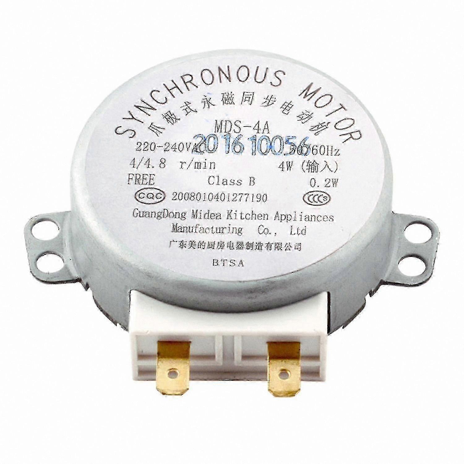 Universal Microwave Oven Tray Motor 4A Replacement for Midea-Compatible Models by KJ-Excellent