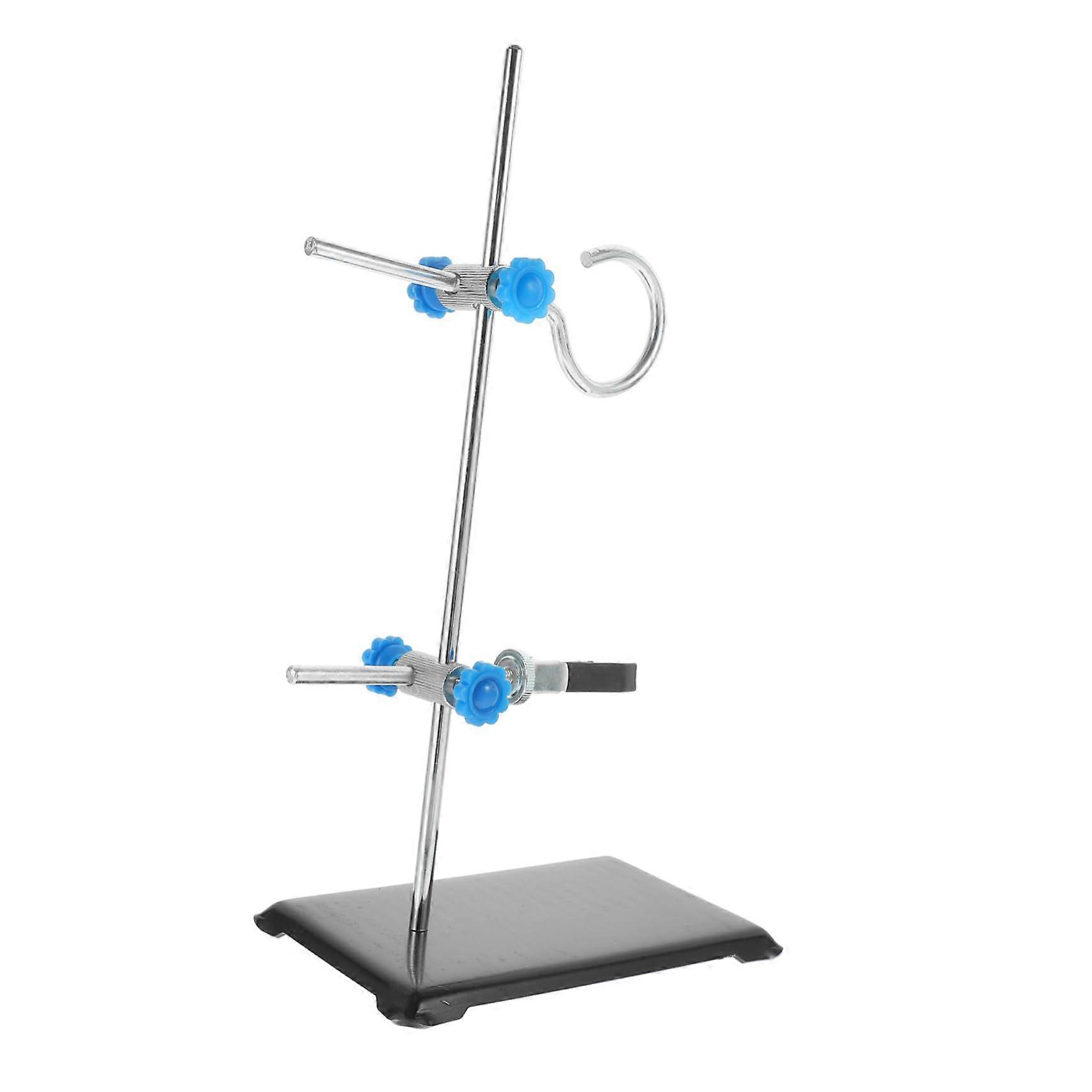Chemistry Glassware Lab Stand Miniature Iron Frame Portable Retort Stand Sturdy Random Styles for Laboratory Use