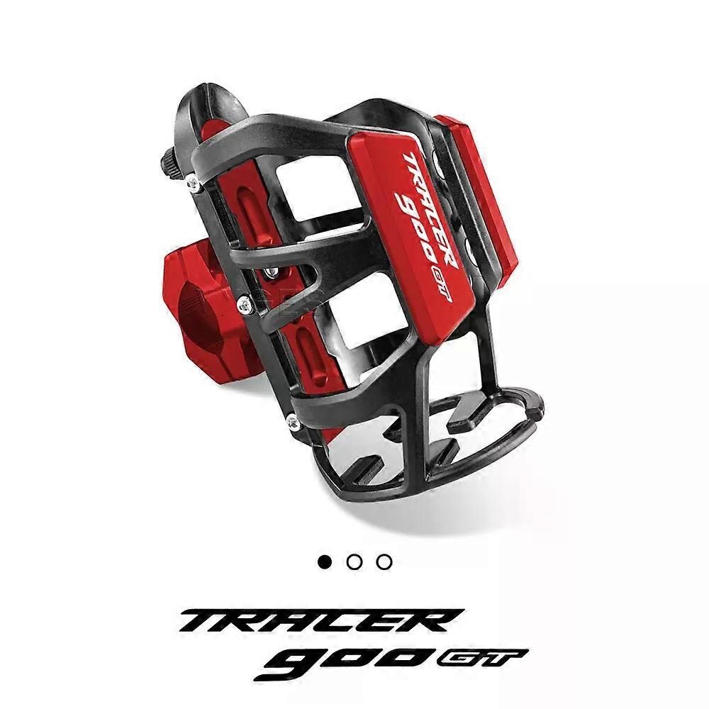 Dla Yamaha Tracer 900 Tracer 700 FJ09 Tracer700 Tracer900 Motocykl Napój Pojemnik na butelkę Uchwyt na napoje Uchwyt na kubek na wodę-Czerwony-Tracer-900-GT