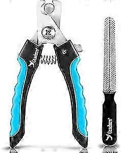 مقص مخلب احترافي Candure للكلاب والقطط مع مبرد مسمار مقص مخلب من الفولاذ المقاوم للصدأ قواطع رعاية مخلب عالية الجودة للحيوانات الأليفة مقص الأظافر