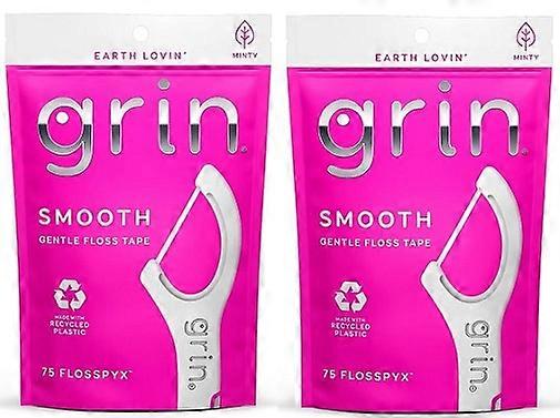 Grin Flosspyx Smooth Gentle Floss 2 Pack