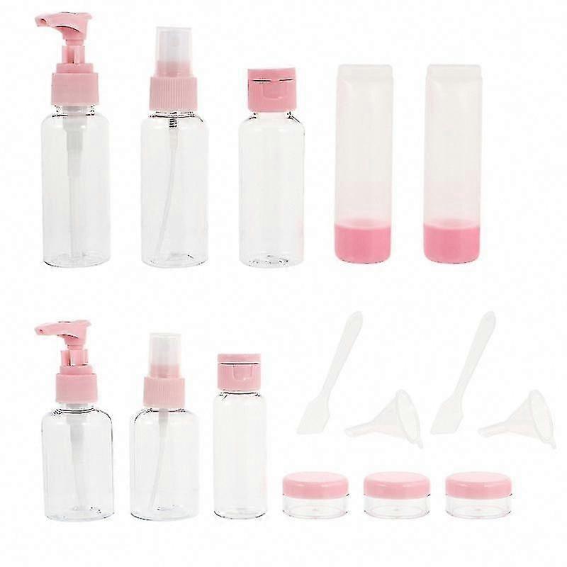 2-Pack Travel Storage Bottles for Toiletries and Liquids