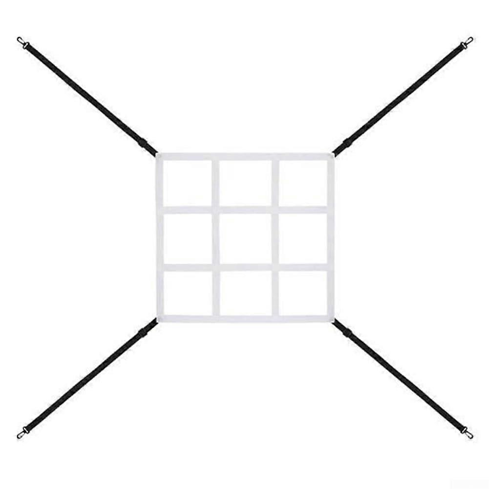 Sculpt Your Skills Adjustable Strike Zone Target for Baseball Players White Size and Material Specifications