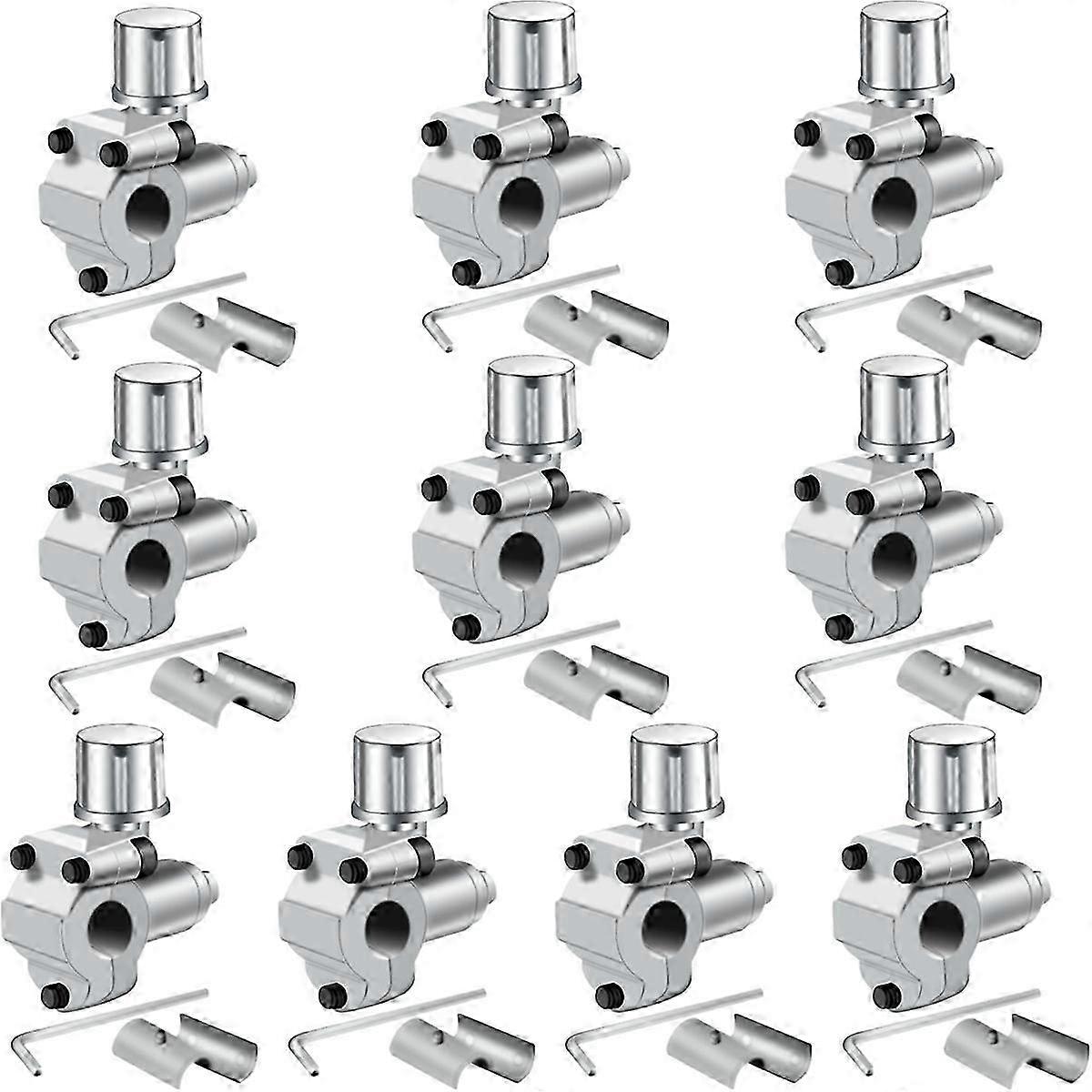 10Pack Adjustable BPV-31 Piercing Valve Line Tap Valve Kits for 1/4 Inch HVACR Systems
