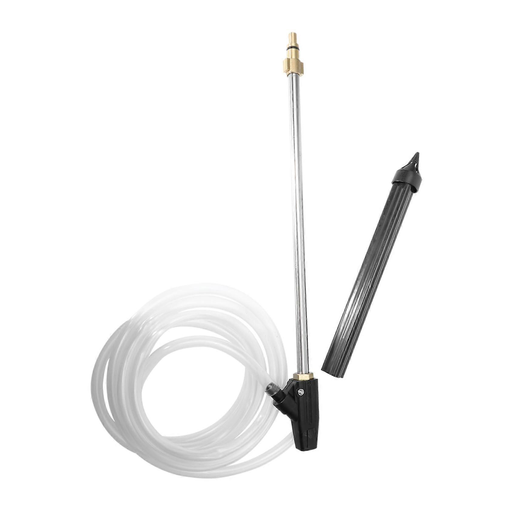 High Pressure Sandblasting Nozzle for Surface Cleaning, Rust Removal Tool for Car Wheels, Fences, and Brickwork with Connector