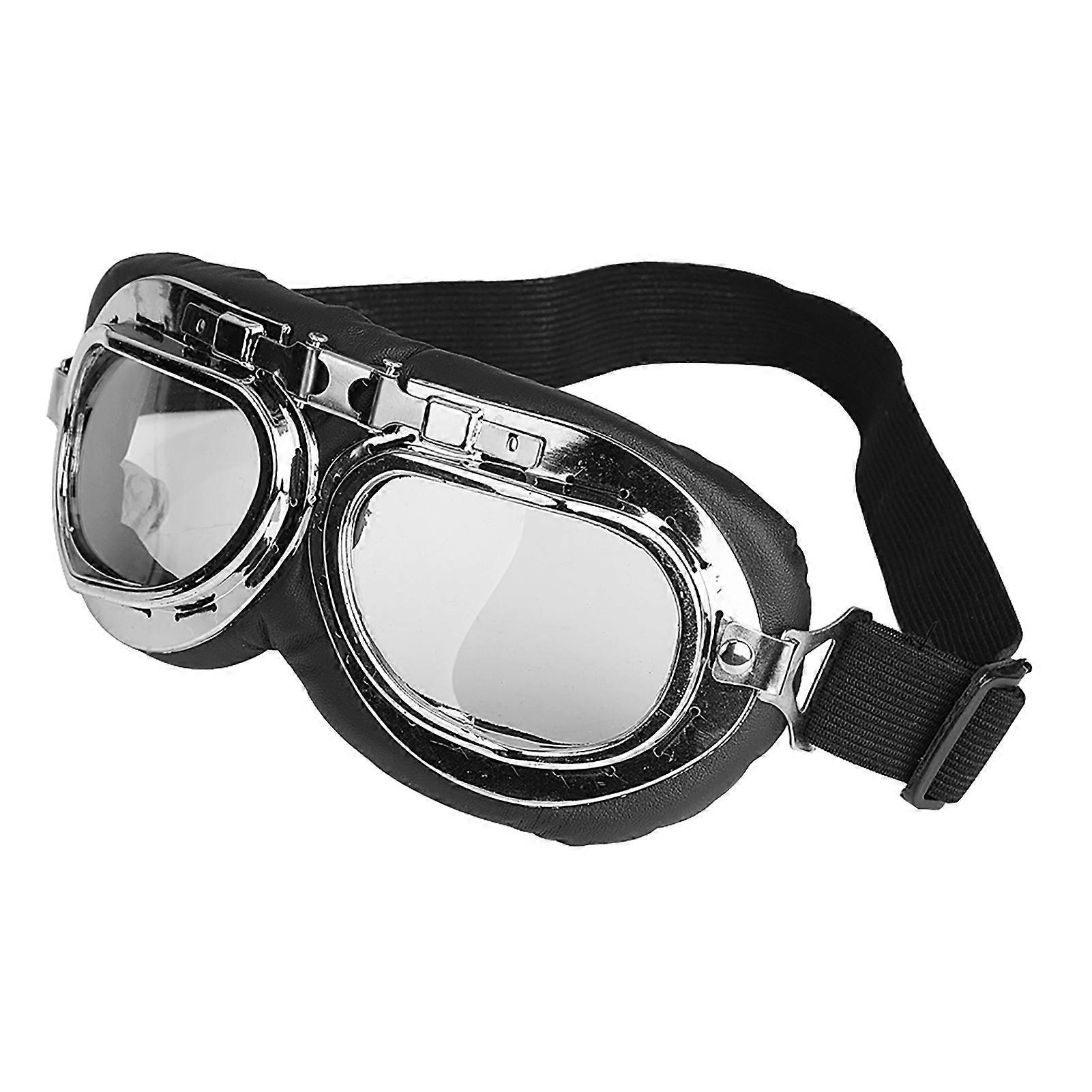Mezzo casco universale da moto con visiera Occhiali UV, rosso, 54-60 cm