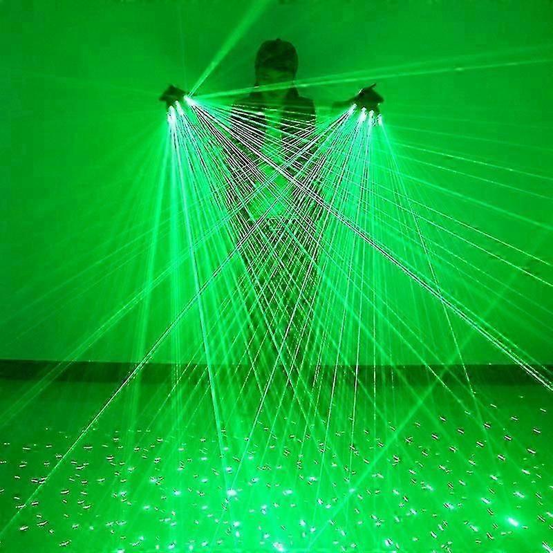 Green Laser Gloves, Led Stage Performance Props For Party Stage Laser Show