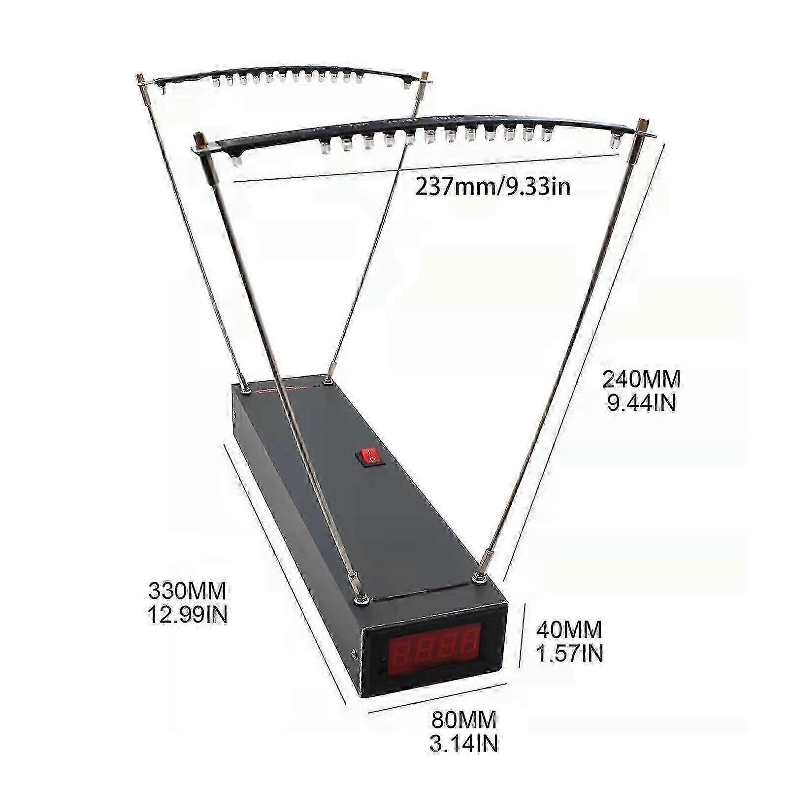 Misuratore di velocità cronografo di precisione ad alta stabilità 30-9999 FPS Cronografo in alluminio con misuratore di velocità dal design semplice per lo sport