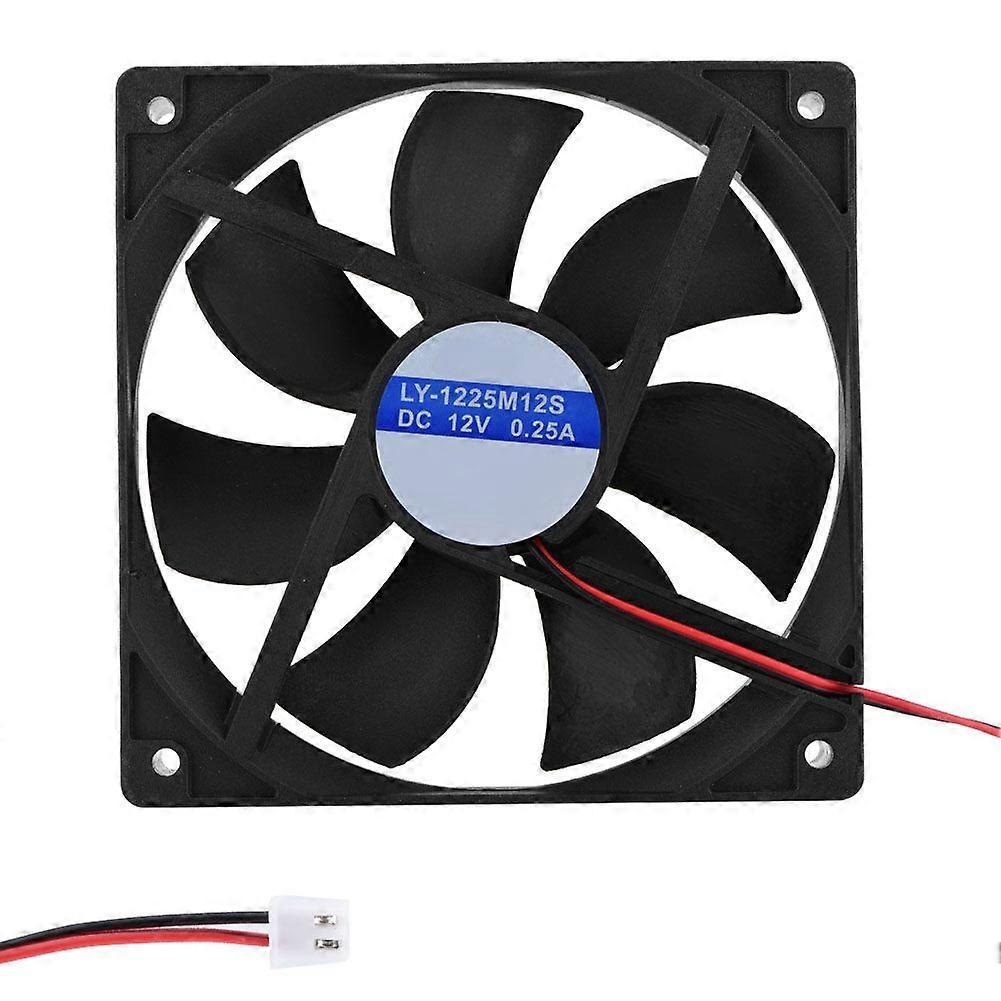 12CM Computer Cooling Fan Portable Silent Internal Computer CPU Case Cooling Fan 2Pi
