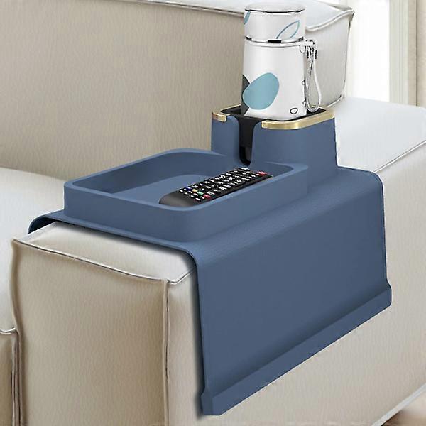 Silicone sofa armrest tray, temperature resistant and non-slip sofa tray