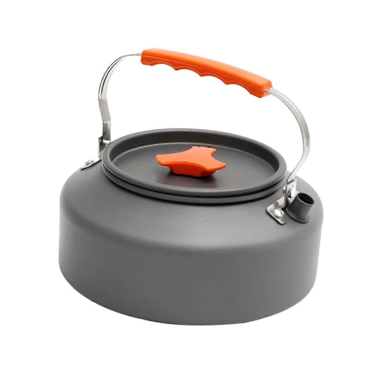 Camping Kettle With Heat Resistant Handle Compact Lightweight Outdoor Kettle For Easy Boiling Water