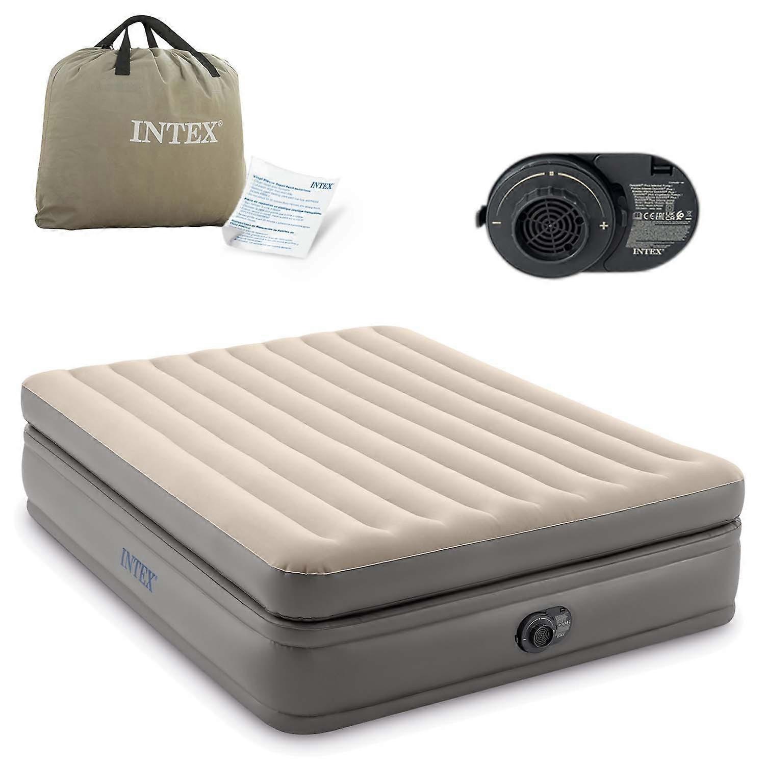 Inflatable mattress 203x152x51 cm with built-in electric pump INTEX 64164ND