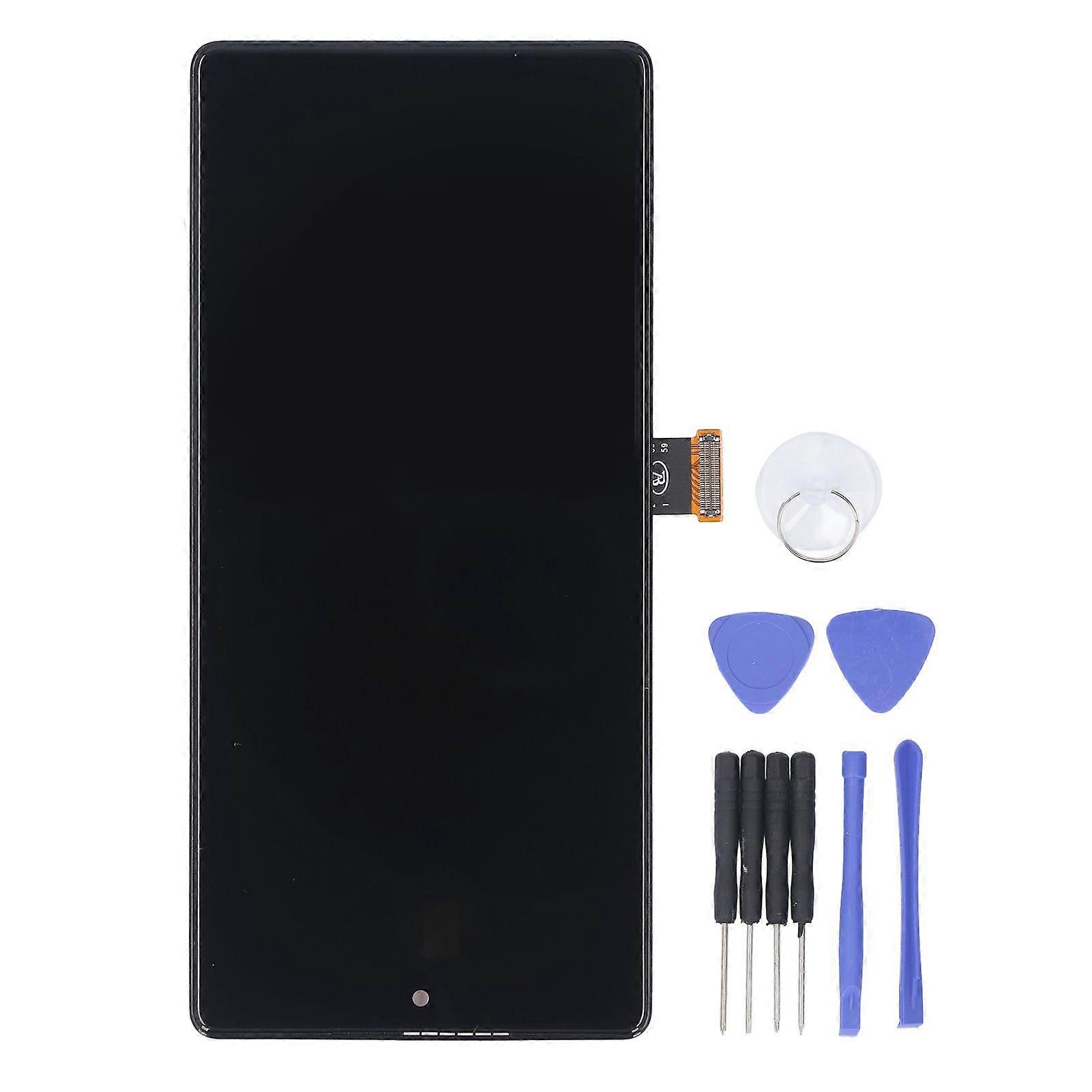 Phone Screen Digitizer Assembly Replacement Organic Light Emitting Diode Phone Display with Fingerprint and Repair Tools for Pixel 6