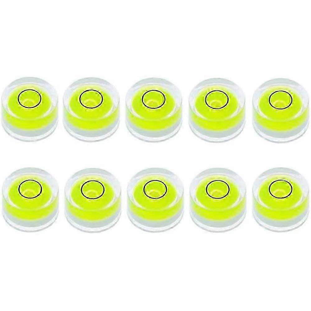 10Pcs Mini Bubble Spirit Level for Leveling Tripod Telescope 10X6mm