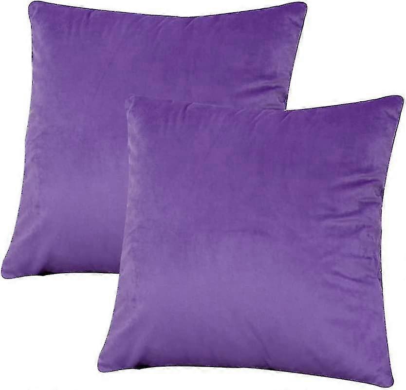 Velvet pillowcases, 45cm×45cm, available in multiple colors, soft and easy to clean