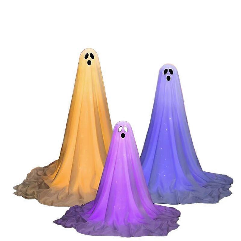 Ghost LED Decorations, Adjustable Height and Multiple Colors Available, ZM806, Outdoor Decorative Items
