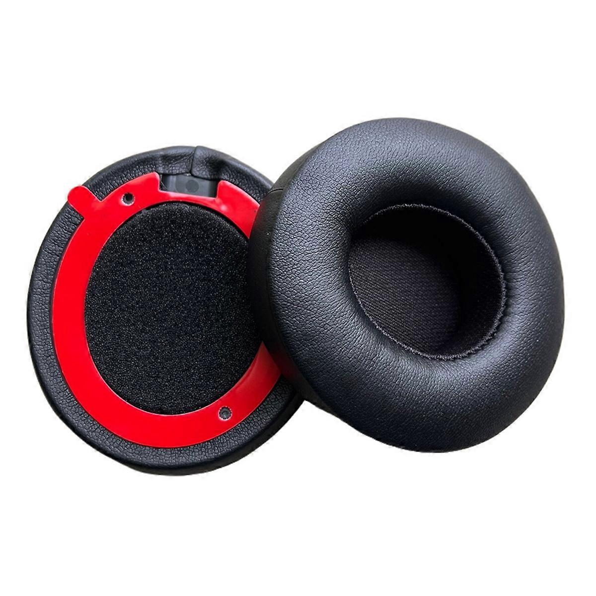 Replacement Ear Pads Wireless Headphones Ear Pad Cushions Memory Foam Ear Cushions for Solo4 Black