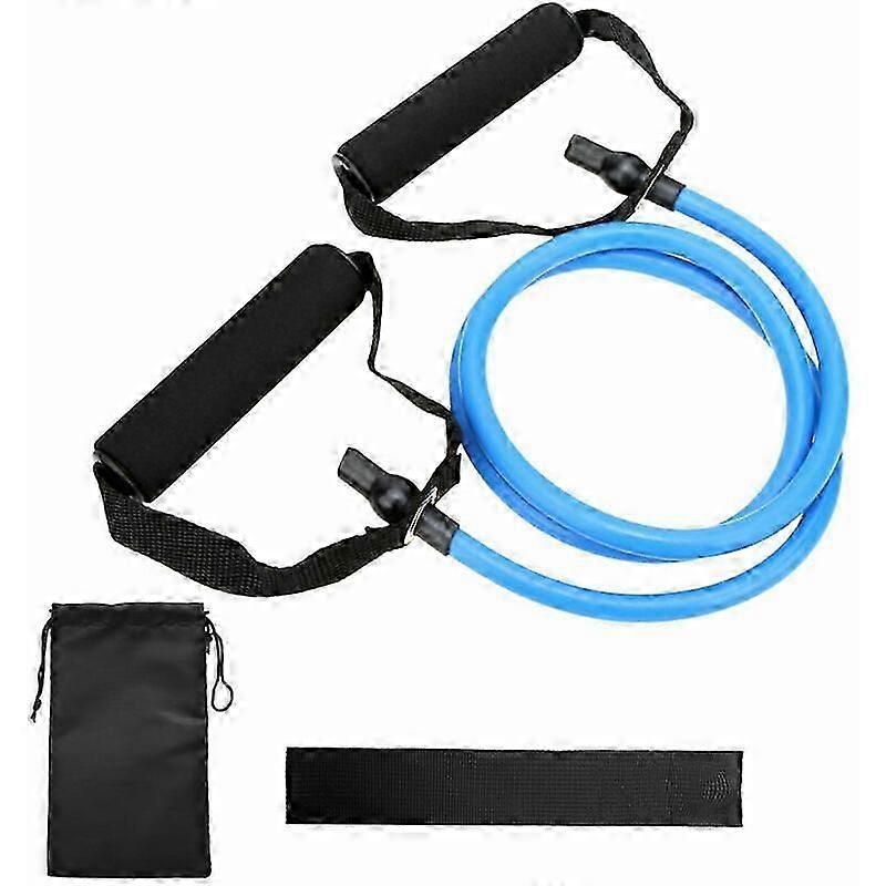 2025 Latest Model Four-Piece Fitness Yoga Belt Bag Set (Blue)