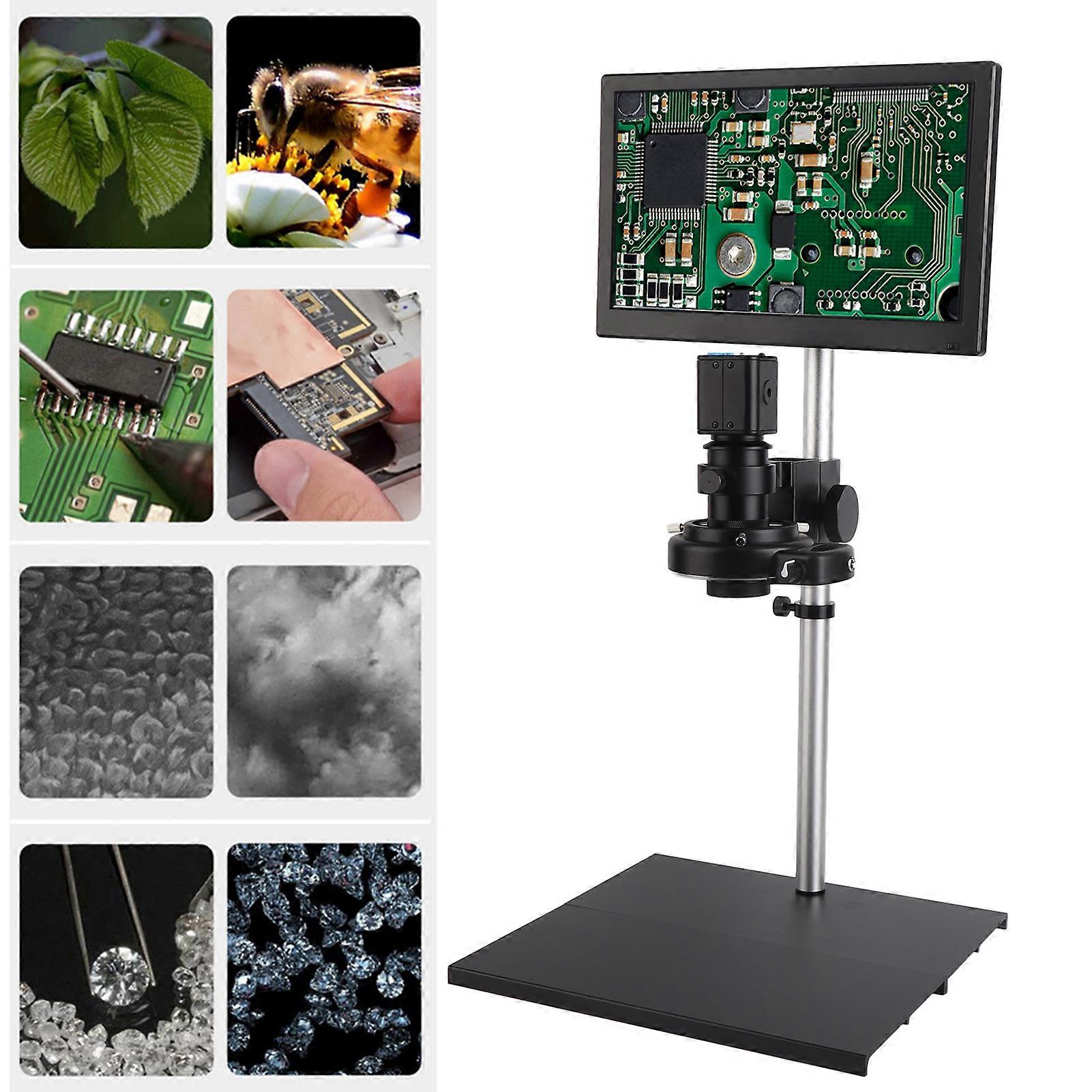 11.6in LCD 16MP Microscope Camera Set 150X Zoom US Plug