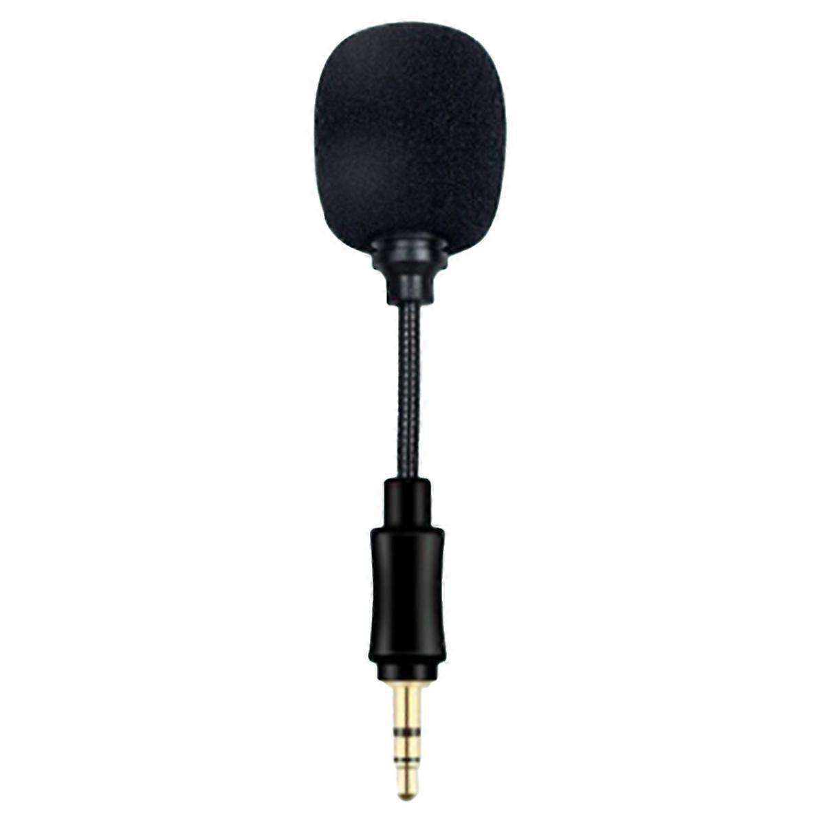 Mini Wireless Microphone Direct Plug for Outdoor Mobile Phone Live Sound Card Singing Chat Three-Pole