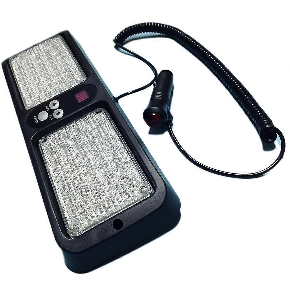 Sun Shield Light Bar Strobe Light for Car 44W 86 Leds 12 Modes