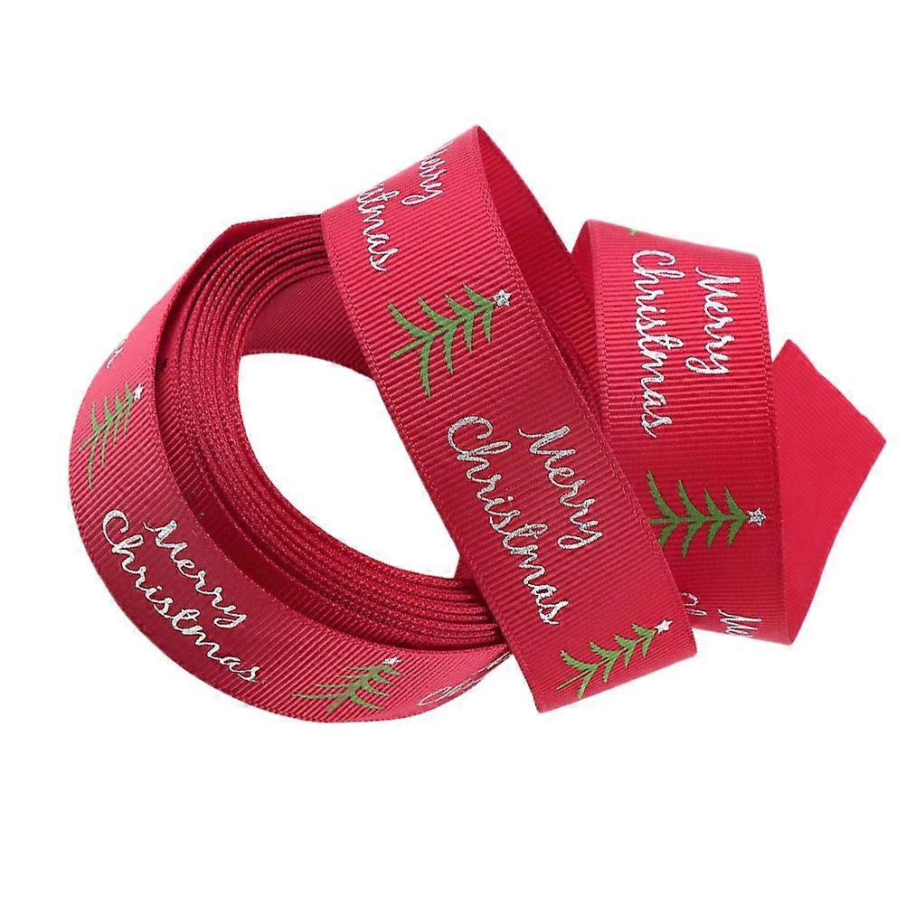 Colorful Silk Gift Wrapping Ribbon Roll for Gift Wrapping Use Red