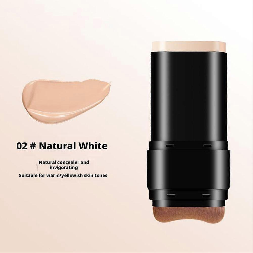 Cujmh Makeup Foundation Stick, 24g Concealer & Hydrating Foundation, 2 Shades