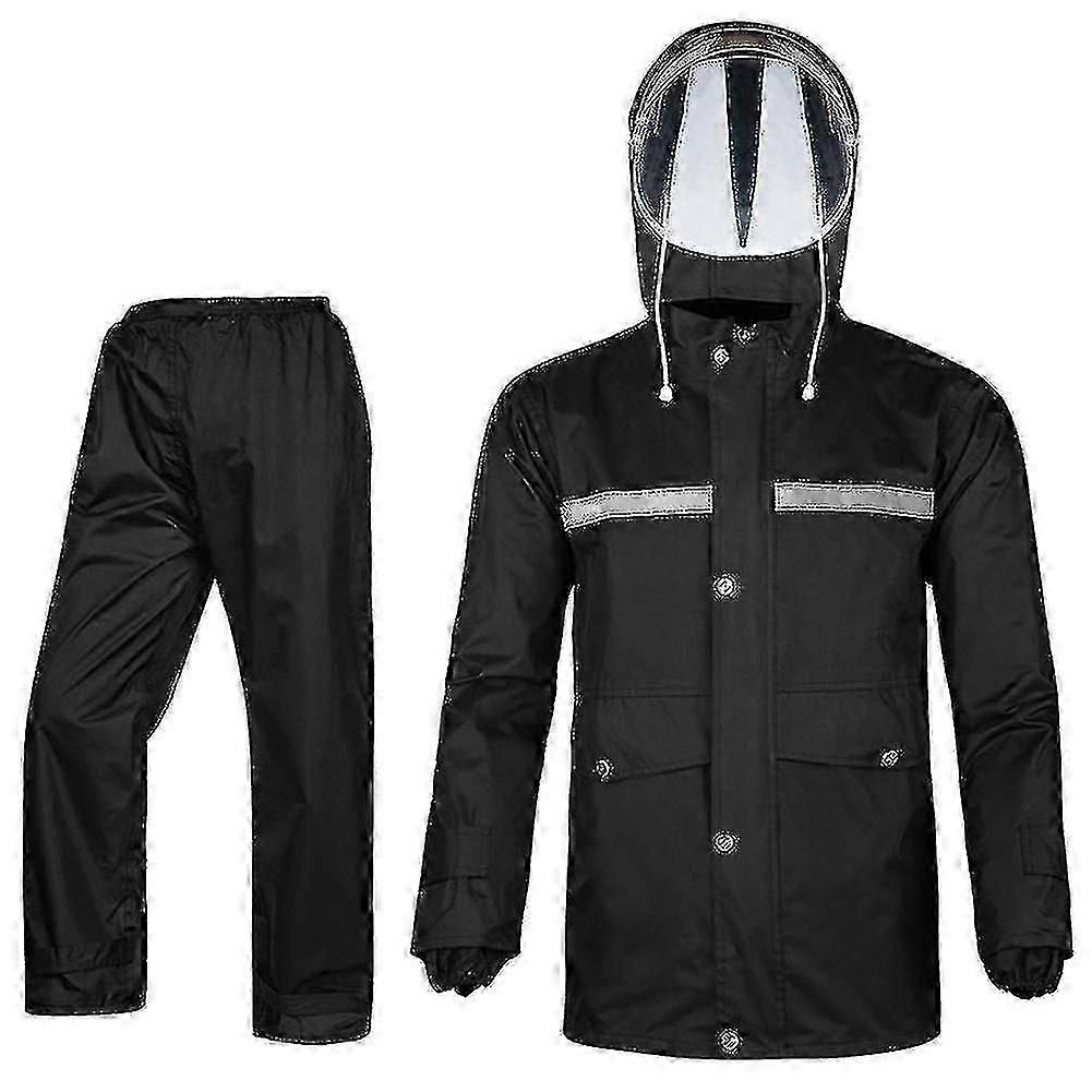 Women's Waterproof Rain Suit Jacket and Trouser Set for Storms