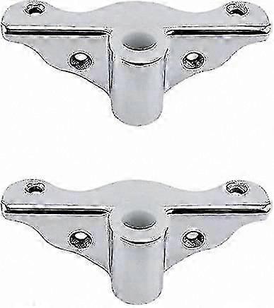 2-Pack 316 Stainless Steel Oarlock Sockets for 1/2" Shank Rowing Support Brackets