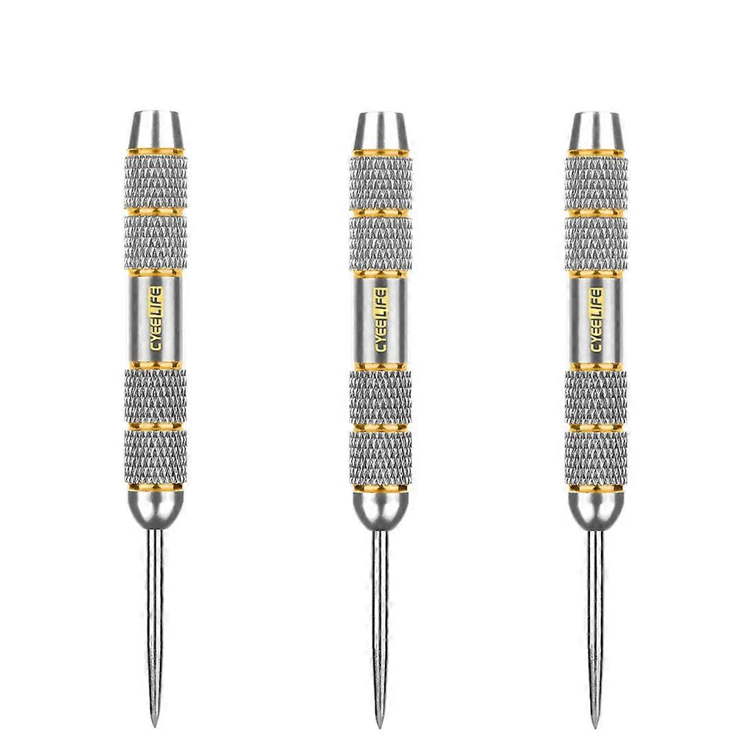 Silver Dart Barrel Set, 22g, 4.5mm Thread, High-quality Standard Darts, 3pcs