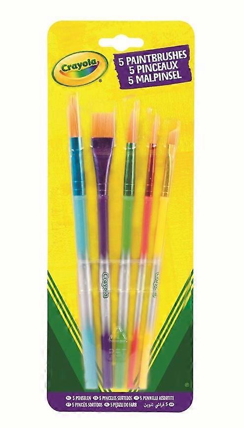 Crayola paint brushes, 5 pcs