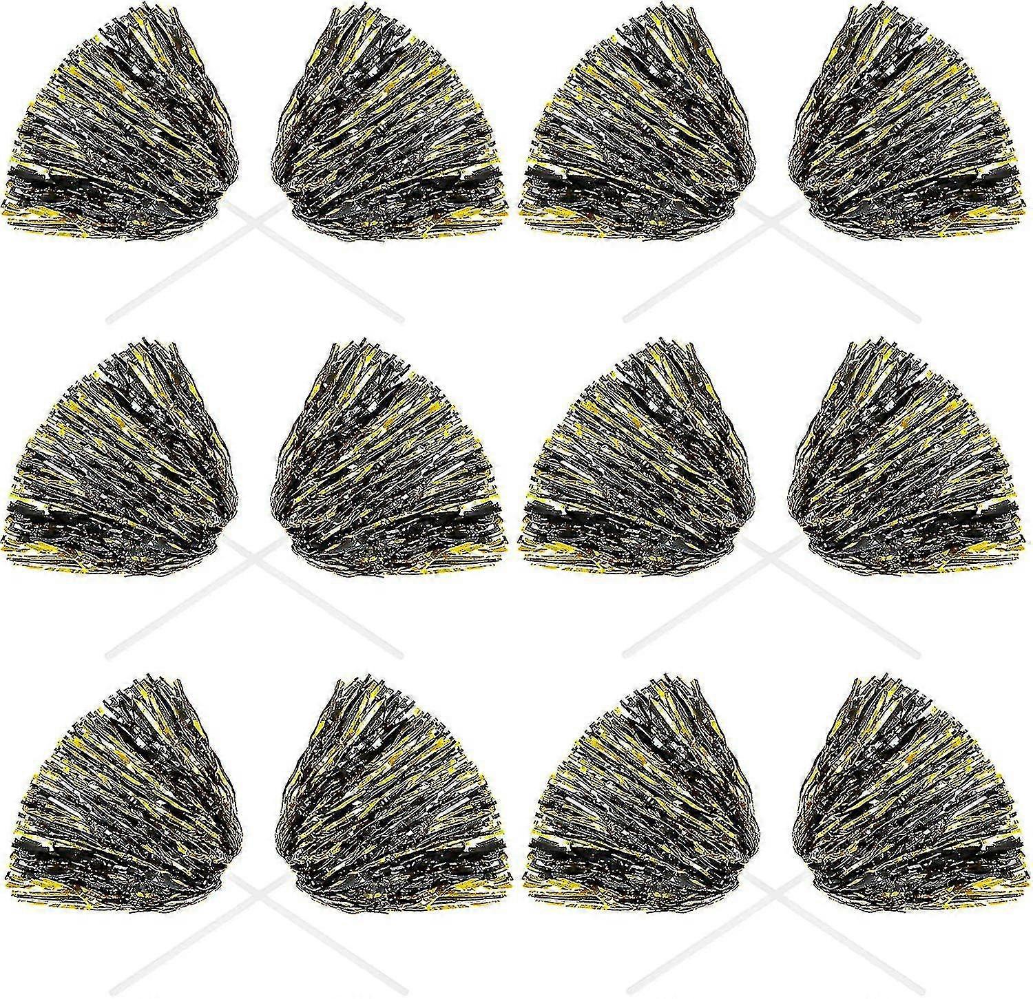Paquet de 24 12 pouces métallique pom-pom pom pom avec bâton - pom-pom pom