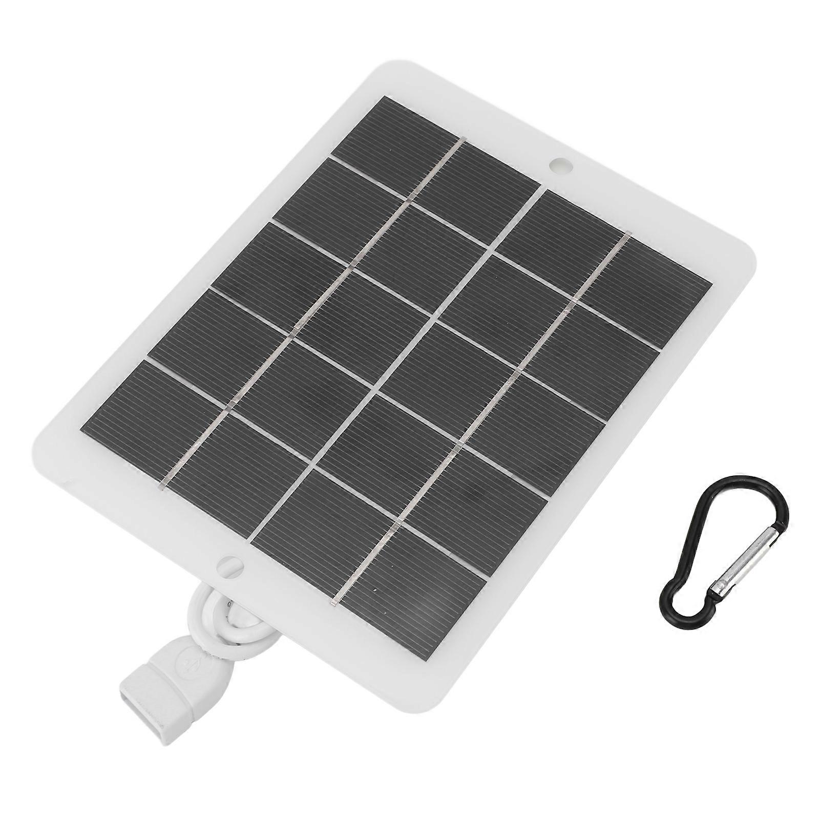 Mini chargeur solaire 3 W 5 V, polycristallin, haute performance, portable, pour l'extérieur, pour le cyclisme, la randonnée et le camping