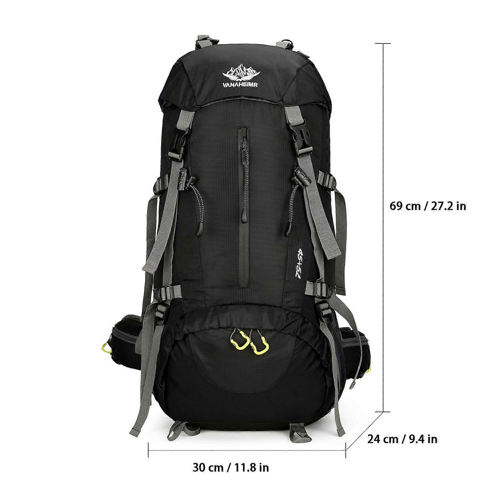 Camping Backpack 50 Liter Waterproof Backpack 50L Hiking Backpack Waterproof Camping Backpack With Rain Cover Travel Day Pack Bag With Shoe Compartment Camping Backpack 50 Liter Waterproof Backpack 50L Hiking Backpack Waterproof Camping Backpack With Rain Cover Travel Day Pack Bag With Shoe Compartment