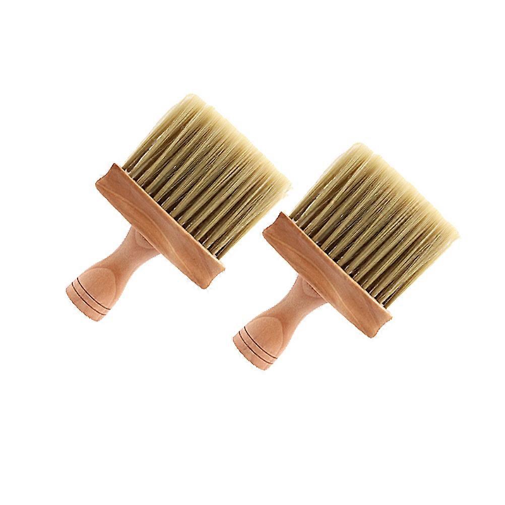 Rectangular Handle Hair Dusting Brush Suitable For Professional Use In Barber Shops 1Pcs